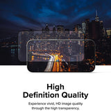 Folie de protectie Ringke Tempered Glass compatibil cu iPhone 15 Pro, Negru
