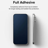 Folie de protectie Ringke Tempered Glass compatibil cu iPhone 15 Pro, Negru