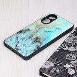Husa de protectie Techsuit Glaze Series compatibil cu Oppo A78 4G, Albastru Ocean