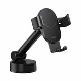 Suport Baseus Simplism (SUYL-JY01), Gravity Grip for Dashboard and Windshield, Negru