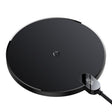 Incarcator Baseus Wireless (CCED000001), for Phone, Earbuds, Digital Display, 15W, Negru