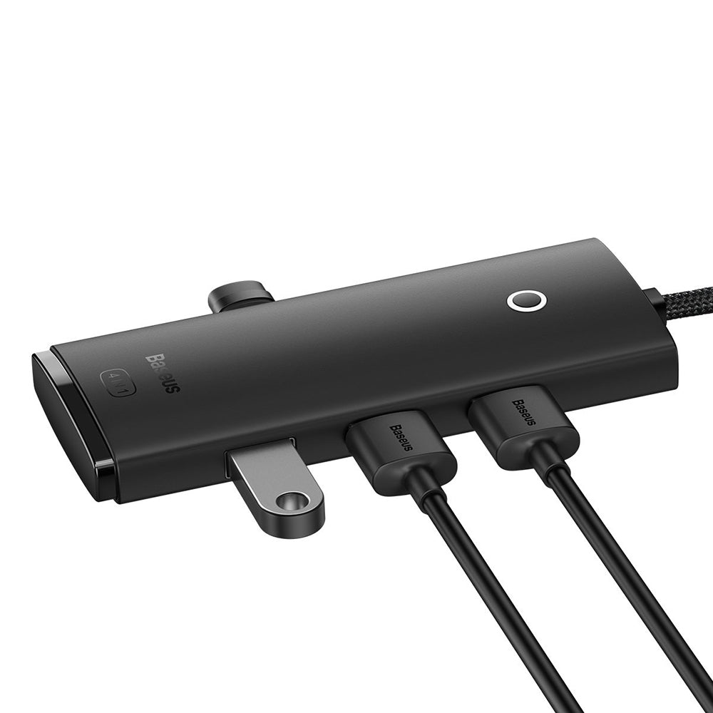 Hub Baseus Lite Series (WKQX030101), USB 3.0, Type-C, Negru