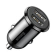 Incarcator Baseus Car (CCALLP-01), 2x USB, Mini Appearance, 4.8A, Negru