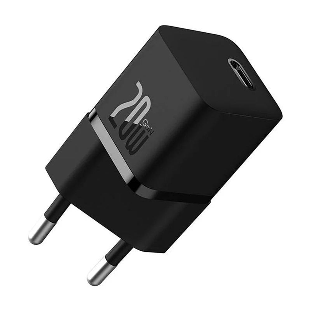 Incarcator Baseus (CCGN050101), GaN, Type-C, Fast Charging, 20W, Negru