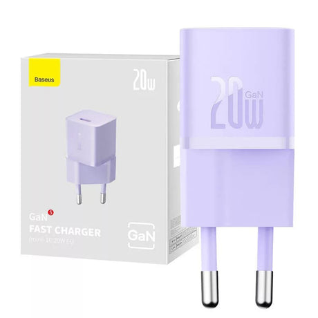 Incarcator Baseus (CCGN050105), GaN, Type-C, Fast Charging, 20W, Mov