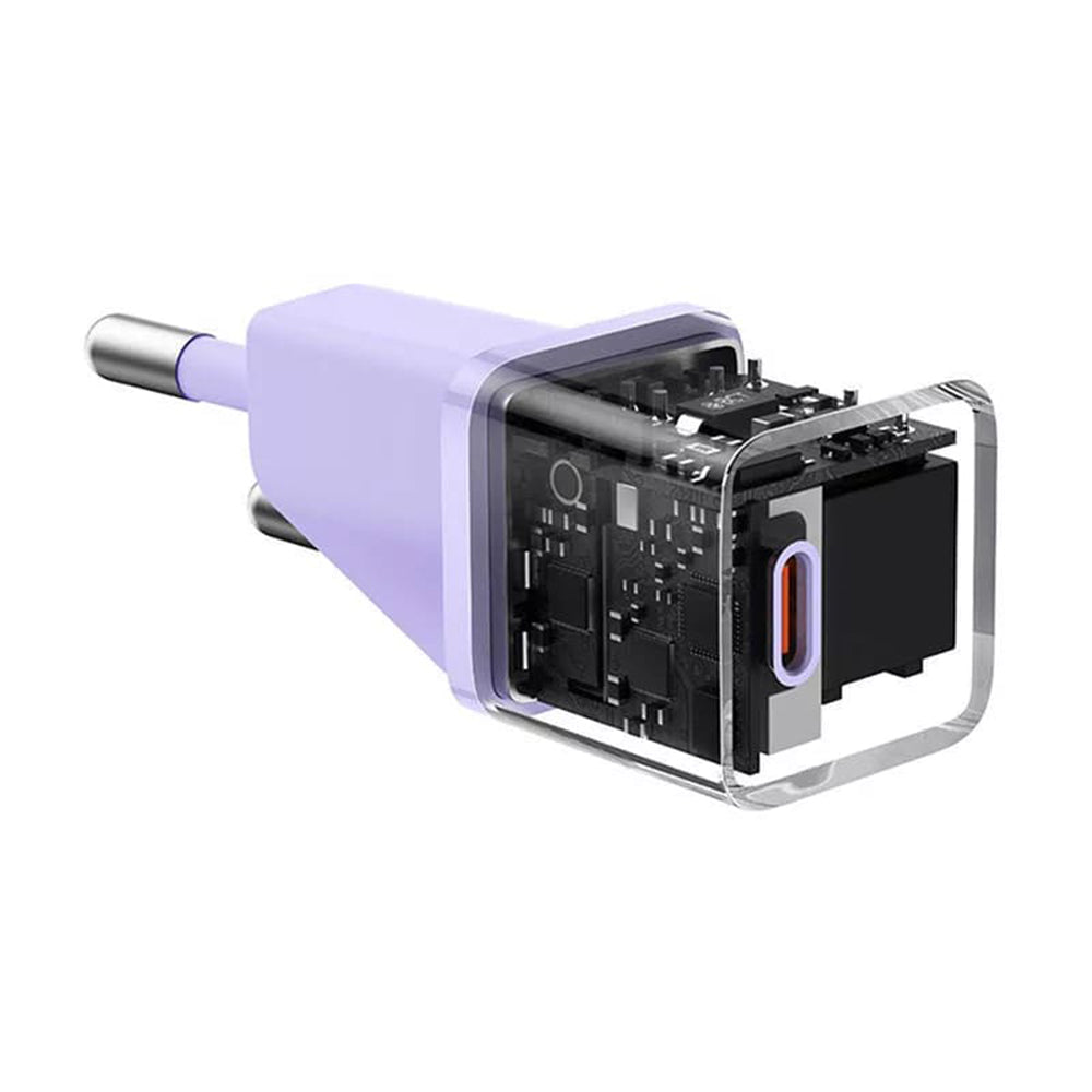 Incarcator Baseus (CCGN050105), GaN, Type-C, Fast Charging, 20W, Mov