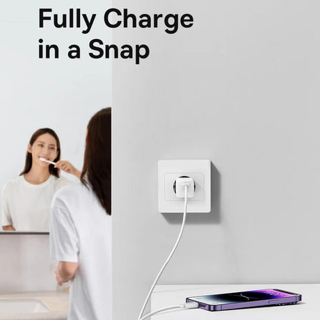 Incarcator Baseus (CCGN070401), GaN, Type-C, Fast Charging, 30W, Negru