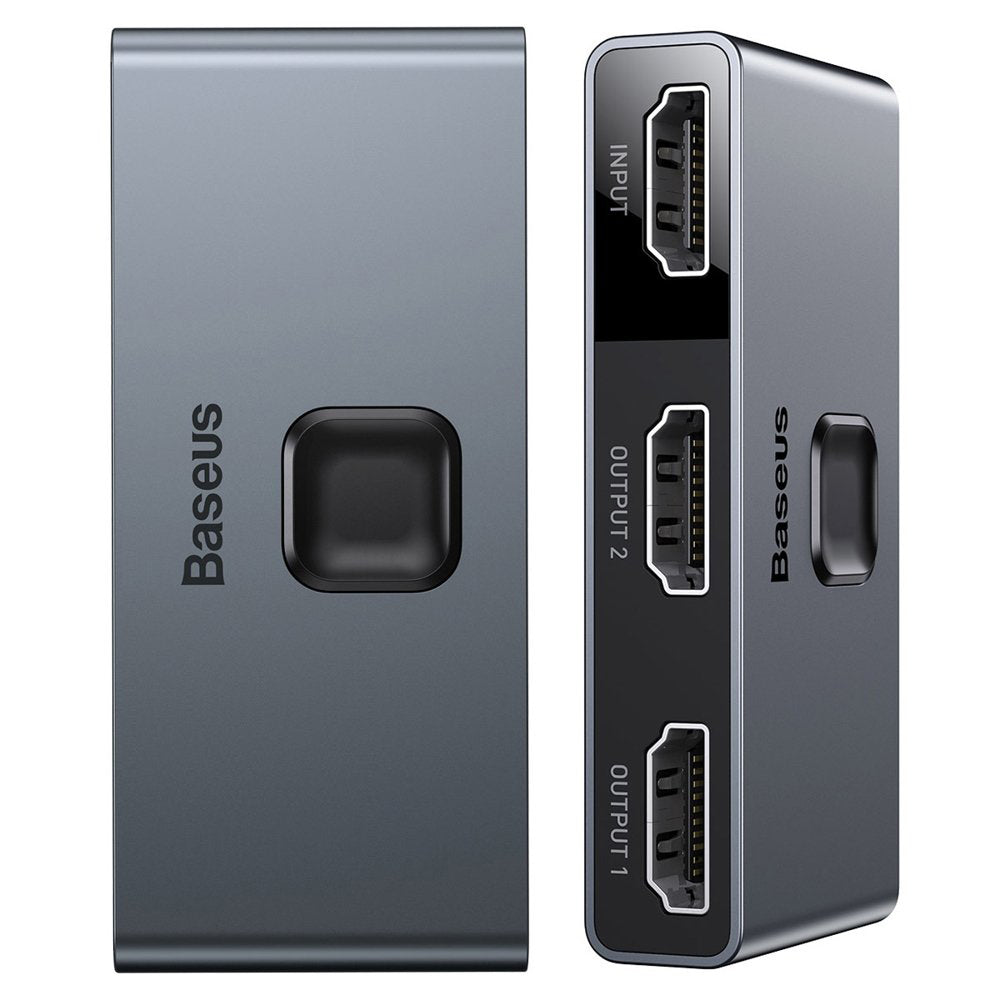 Adaptor Baseus Matrix HDMI Switcher (CAHUB-BC0G), 3x HDMI, 4K@30Hz, Gri