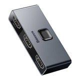 Adaptor Baseus Matrix HDMI Switcher (CAHUB-BC0G), 3x HDMI, 4K@30Hz, Gri