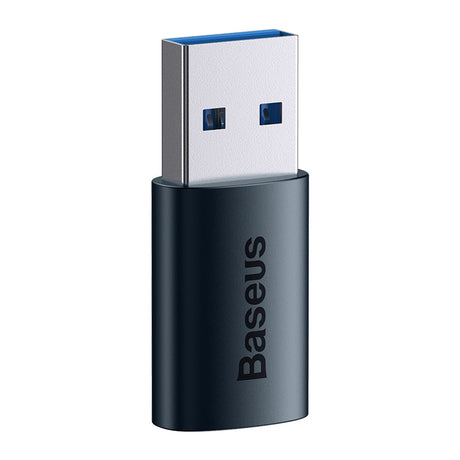Adaptor Baseus OTG Adapter Ingenuity Series (ZJJQ000103), USB 3.1 Male to Type-C Female, Albastru