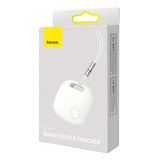 Gadget Baseus Smart Device Tracker T2 Pro (FMTP000002), Bluetooth V5.0, 80-100dB, Anti-Loss Device, Android/iOS, Alb