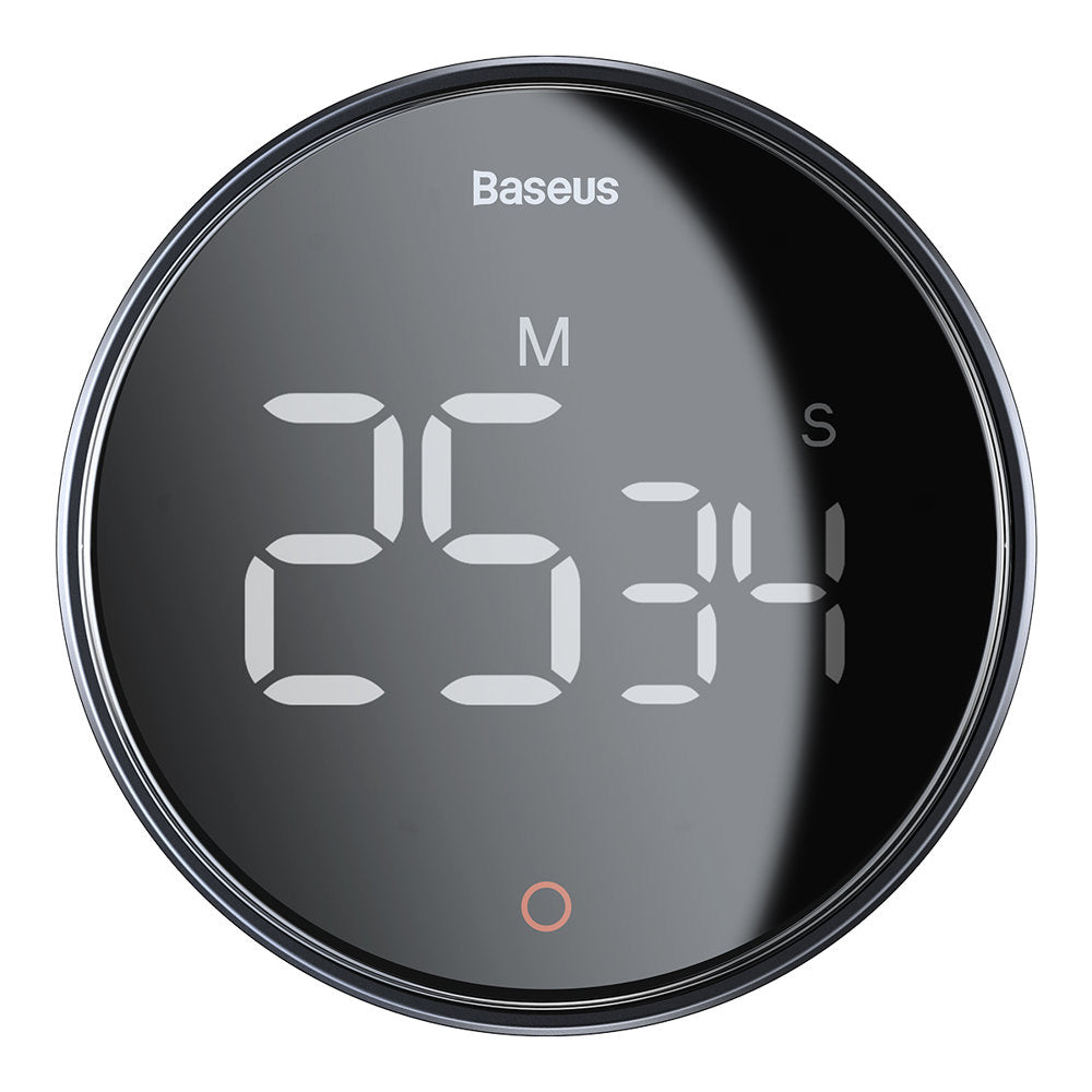 Gadget Baseus Heyo Rotation Countdown Timer Pro (FMDS000013), LED Display, Magnetic, HD Quality, 90dB, Gri Inchis
