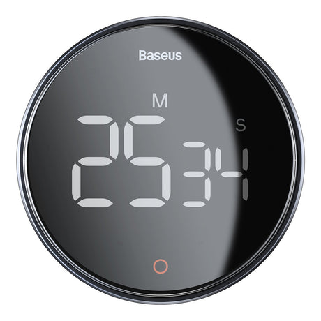 Gadget Baseus Heyo Rotation Countdown Timer Pro (FMDS000013), LED Display, Magnetic, HD Quality, 90dB, Gri Inchis