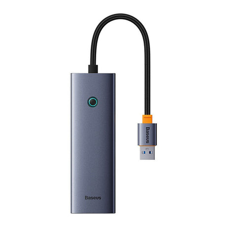 Hub/Dock Baseus Docking Station UltraJoy Series (B0005280A813-01), USB to 3 x USB 3.0, RJ45, 100W, Gri Spatial