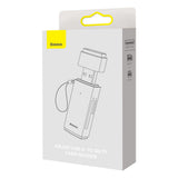 Card Reader USB to SD, TF - Baseus Lite Series (WKQX060013) - Grey