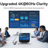 Hub Baseus Metal Gleam (B00030709811-00), Type-C to HDMI 4K, VGA, 4xUSB, RJ45, Gri