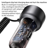 Incarcator Yesido Car (Y58), USB, Type-C, with Cable Lightning, Type-C, Fast Charging, 60W, 120cm, Gri