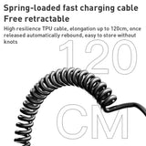 Incarcator Yesido Car (Y58), USB, Type-C, with Cable Lightning, Type-C, Fast Charging, 60W, 120cm, Gri