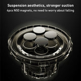 Suport Yesido (C198), Magnetic Grip, Telescopic, for Dashboard and Display, Gri