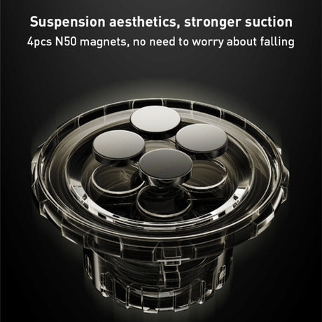 Suport Yesido (C198), Magnetic Grip, Telescopic, for Dashboard and Display, Gri