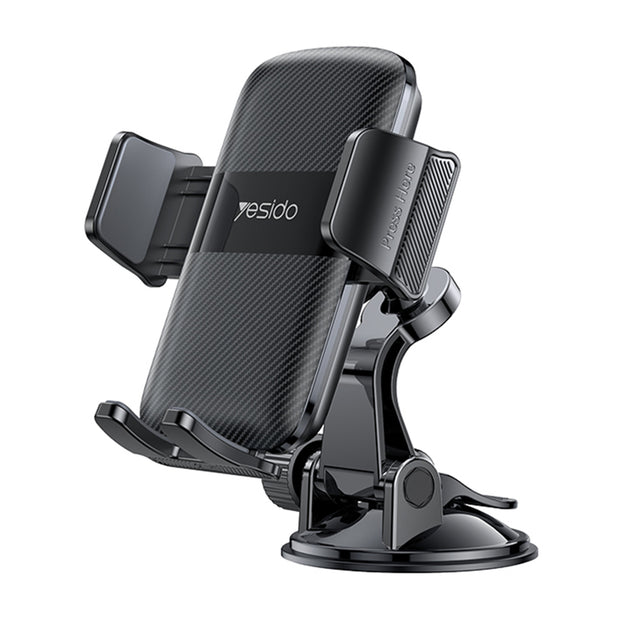 Suport Yesido (C175), Gravity Grip for Dashboard and Windshield, Negru