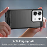 Husa de protectie Techsuit Carbon Silicone compatibil cu Xiaomi Redmi Note 13 Pro 5G / Xiaomi Poco X6, Negru