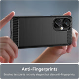 Husa de protectie Techsuit Carbon Silicone compatibil cu OnePlus Nord CE 3 Lite, Negru