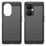 Husa de protectie Techsuit Carbon Silicone compatibil cu OnePlus Nord CE 3 Lite, Negru