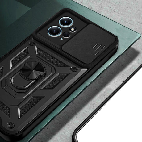Husa de protectie Techsuit CamShield Series compatibil cu Xiaomi Redmi Note 12 4G, Negru