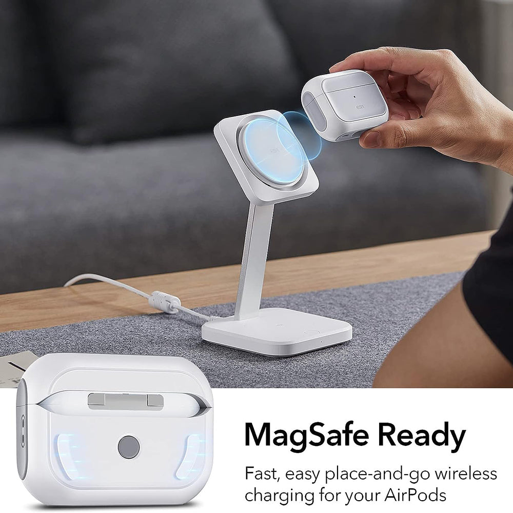 Casti ESR Orbit Hybrid HaloLock, Apple AirPods Pro 1 / 2, Alb