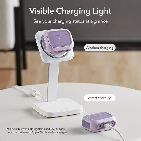 Casti ESR Orbit Hybrid HaloLock, Apple AirPods Pro 1 / 2, Lavanda