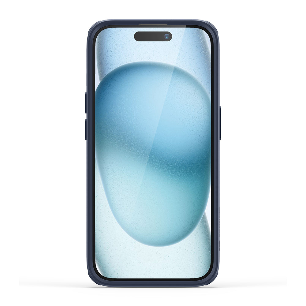 Husa de protectie ESR Classic Hybrid HaloLock Kickstand compatibil cu iPhone 15 Plus, Transparent Dark Blue