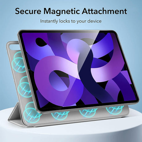 Husa de protectie tableta ESR Rebound Magnetic compatibil cu iPad Pro 11 2018 / Air 4 / 5 / 11 (2020/2022/2024), Gri