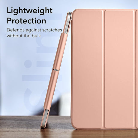Husa de protectie tableta ESR Rebound Magnetic compatibil cu iPad Pro 11 2018 / Air 4 / 5 / 11 (2020/2022/2024), Roz Auriu