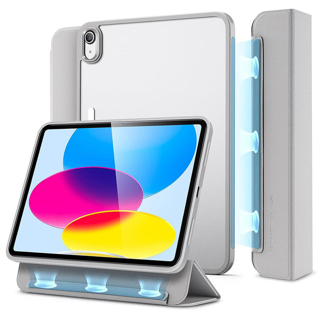 Husa de protectie tableta ESR Ascend Hybrid compatibil cu iPad 10 (2022) 10.9 / 11 (2025), Gri