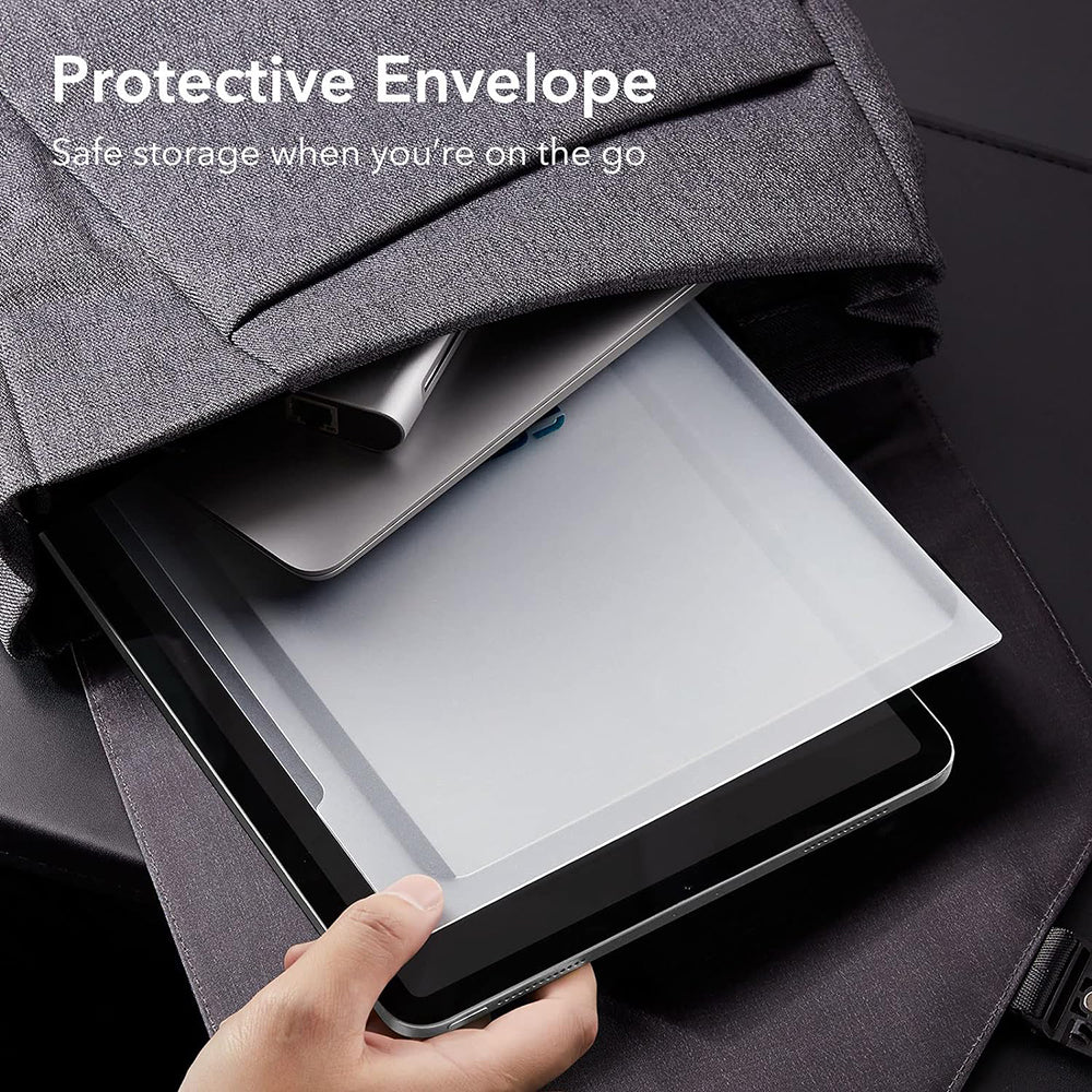Husa de protectie tableta ESR Paper-Feel Magnetic compatibil cu iPad Air 11 (2024) / Air 11 (2025) / Air 11 (2026), Transparent
