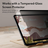 Husa de protectie tableta ESR Magnetic Privacy Screen Protector compatibil cu iPad Air 11 (2024) / Air 11 (2025) / Air 11 (2026), Negru