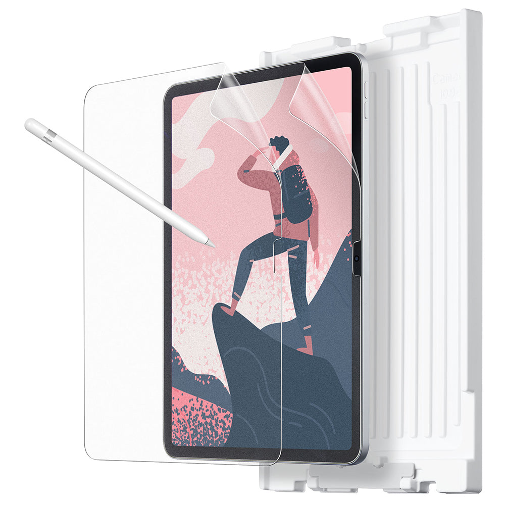Husa de protectie tableta ESR Paper-Feel (set de 2) compatibil cu iPad 10 (2022) 10.9 / 11 (2025), Transparent Mat