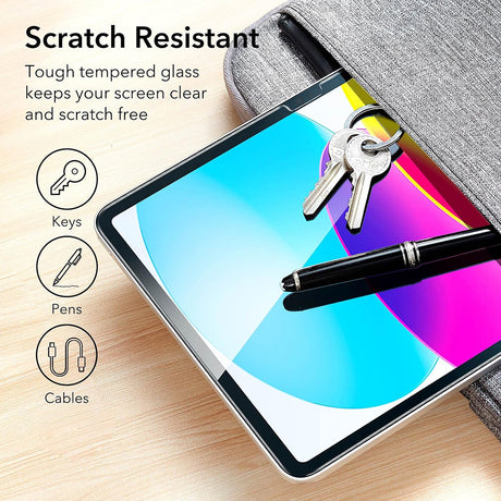 Husa de protectie tableta ESR Tempered Glass 9H (set de 2) compatibil cu iPad 10 (2022) 10.9 / 11 (2025), Transparent