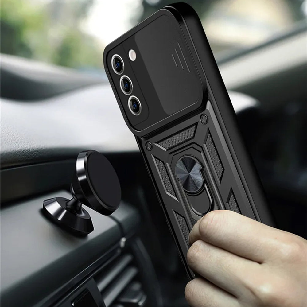 Husa de protectie Techsuit CamShield Series compatibil cu Samsung Galaxy S21 5G, Negru