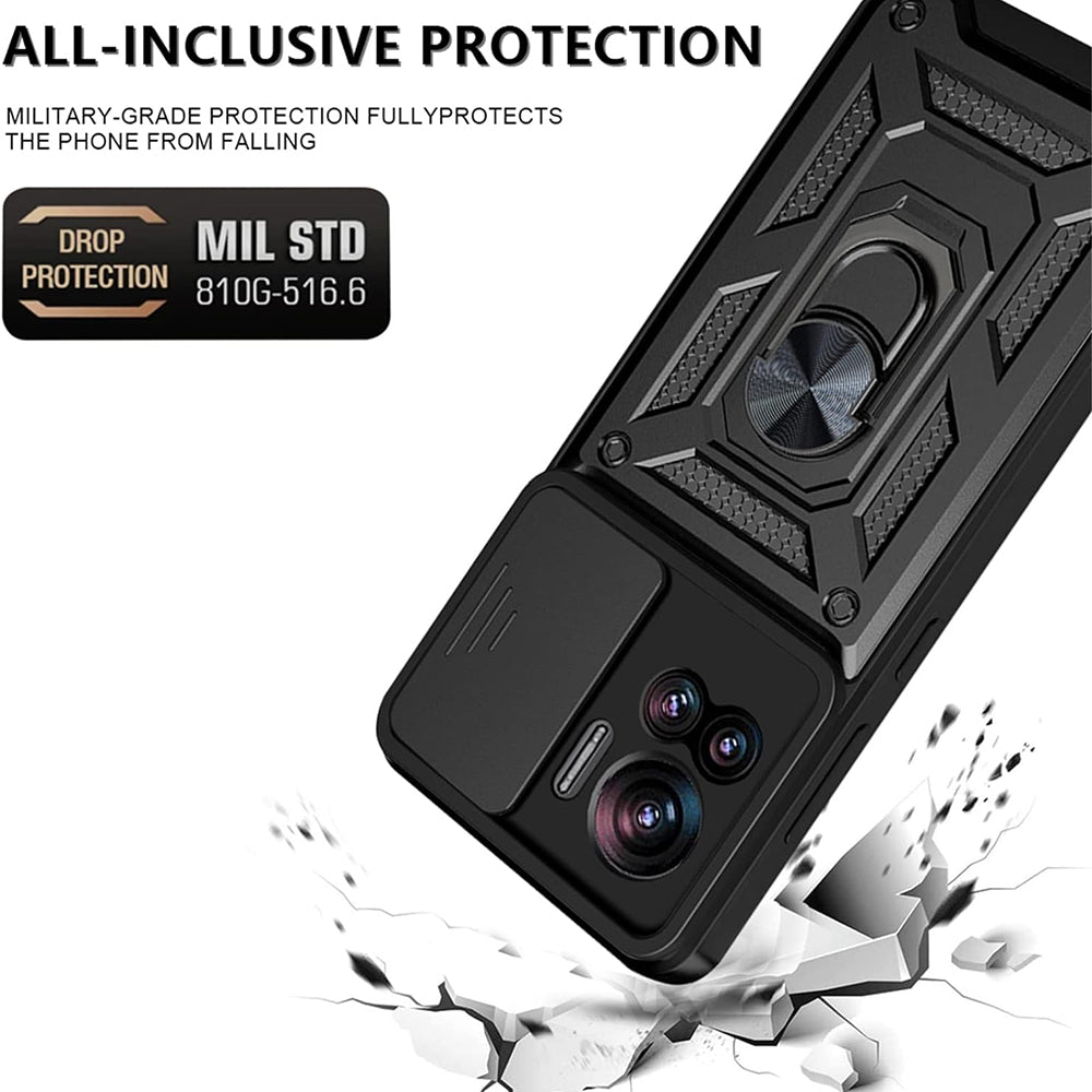 Husa de protectie Techsuit CamShield Series compatibil cu Motorola Edge 30 Ultra, Negru