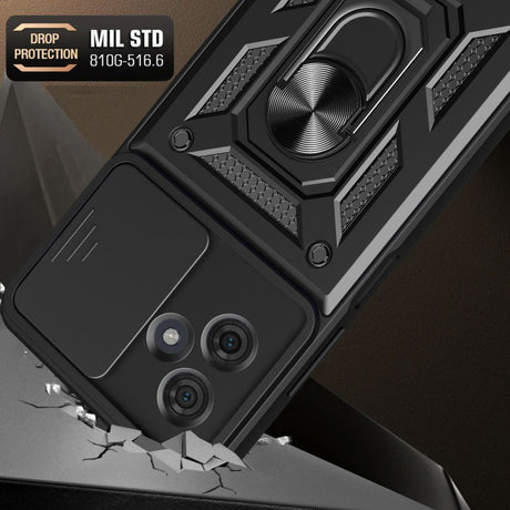 Husa de protectie Techsuit CamShield Series compatibil cu Motorola Moto G54, Negru
