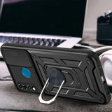 Techsuit CamShield Series fekete tok Huawei P30 Lite készülékhez