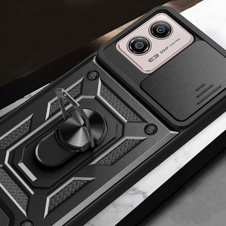 Husa de protectie Techsuit CamShield Series compatibil cu Motorola Moto G13 / G23 / G53, Negru