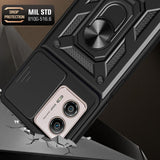Husa de protectie Techsuit CamShield Series compatibil cu Motorola Moto G13 / G23 / G53, Negru