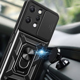 Husa de protectie Techsuit CamShield Series compatibil cu Xiaomi Redmi 12 4G / 12 5G, Negru