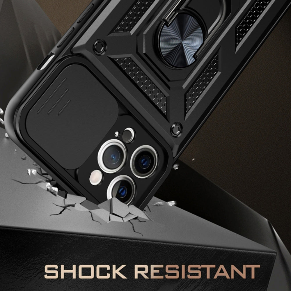 Husa de protectie Techsuit CamShield Series compatibil cu iPhone 11 Pro Max, Negru