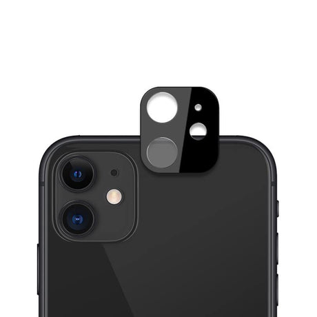 Folie de protectie Techsuit Full Camera Glass compatibil cu iPhone 12, Negru