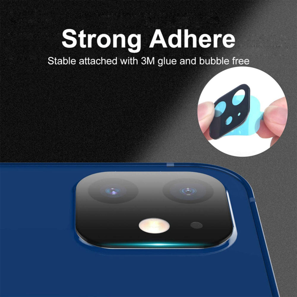Folie de protectie Techsuit Full Camera Glass compatibil cu iPhone 12 Pro Max, Negru