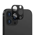 Folie de protectie Techsuit Full Camera Glass compatibil cu iPhone 12 Pro Max, Negru